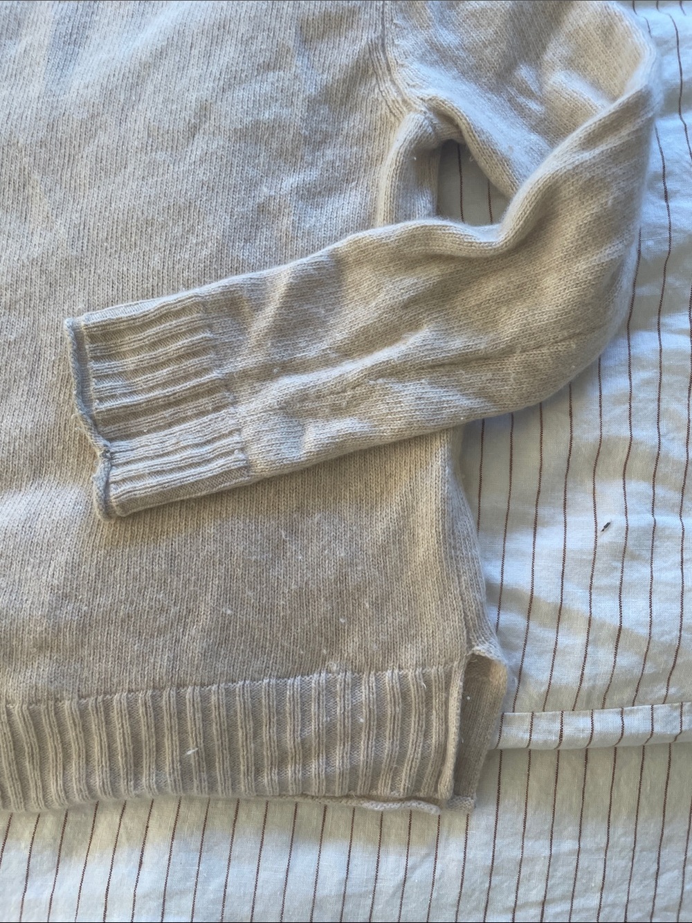 Jenni Kayne Everyday Sweater in Oatmeal - Picture 2 of 6